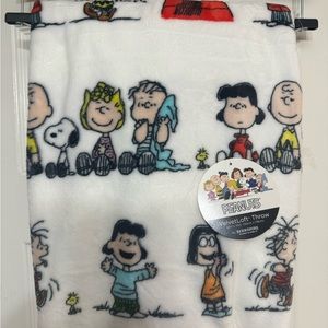 Peanuts Snoopy and Friends Velvet Loft Throw Blanket Berkshire